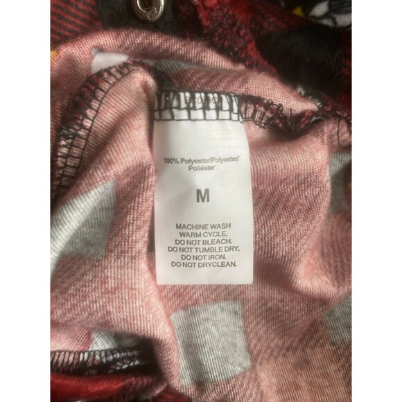 Snoopy Peanuts Dog Pajamas red and black plaid Berkshire Pet collection Medium - Picture 8 of 11